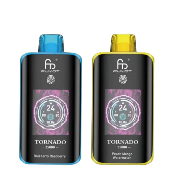 Fumot 25k Vape RandM Tornado 25000 | Schachtel mit 10 stck Fumot 25k Juicy Peach Ice Fumot 25k Vape RandM Tornado 25000 | Schachtel mit 10 stck Fumot 25k Juicy Peach Ice