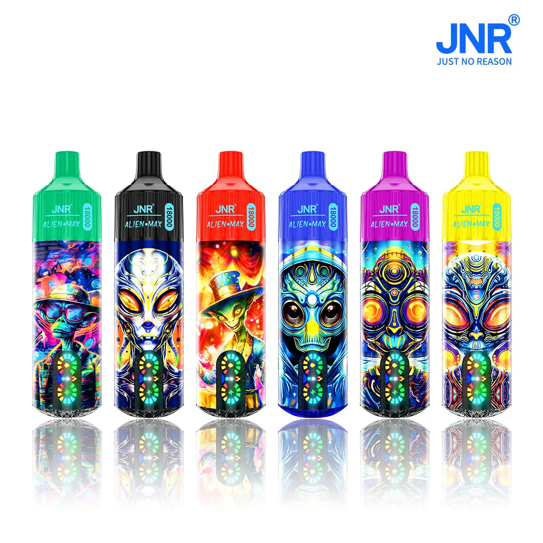 JNR Alien Max 18000 (Schachtel mit 10 stck) | 20+ Aromen | 140,99 JNR Alien Max 18000 (Schachtel mit 10 stck) | 20+ Aromen | 140,99