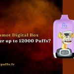 How does Fumot Digital Box 12000 deliver up to 12000 Puffs?
