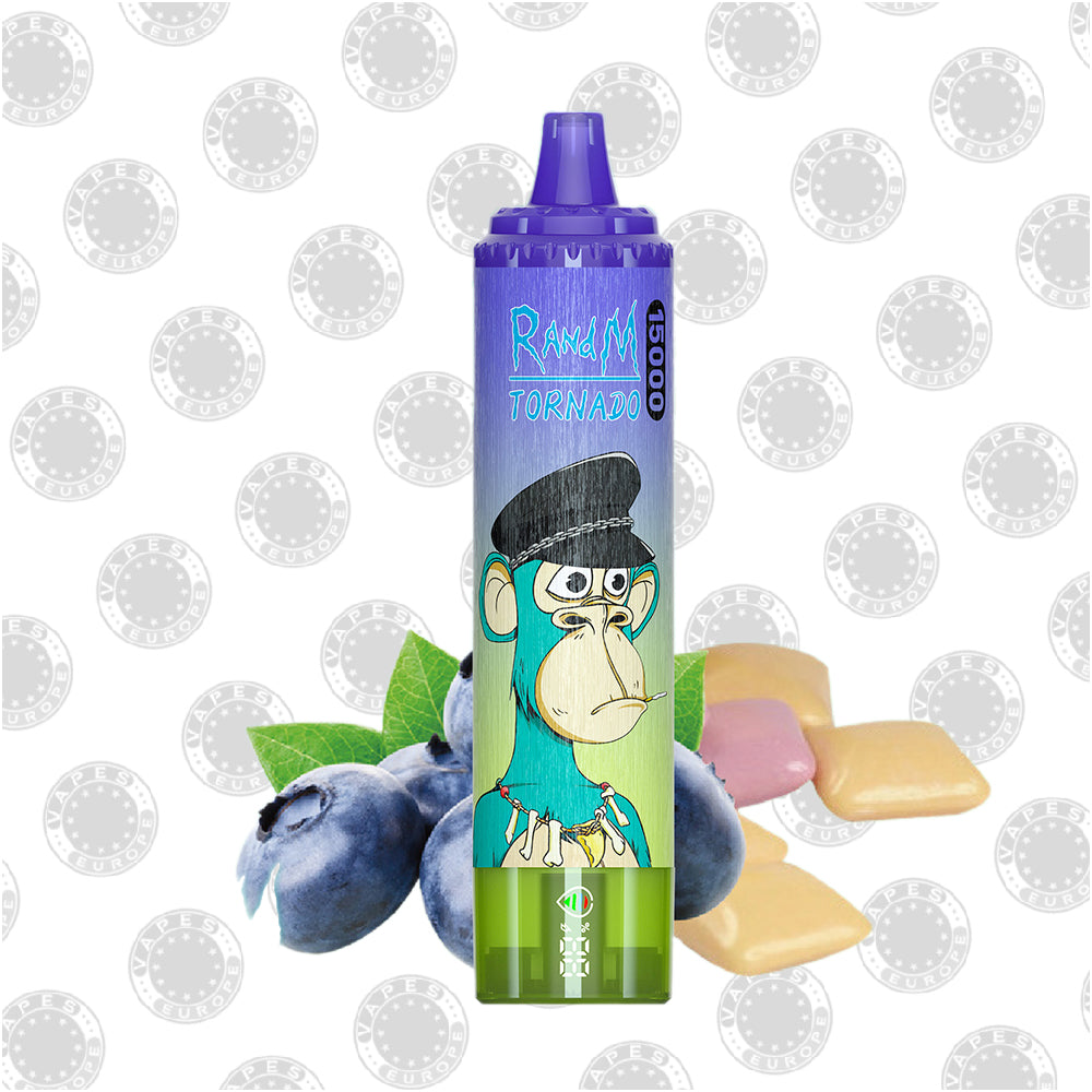RandM Tornado 15000 Puffs - Blueberry Bubblegum