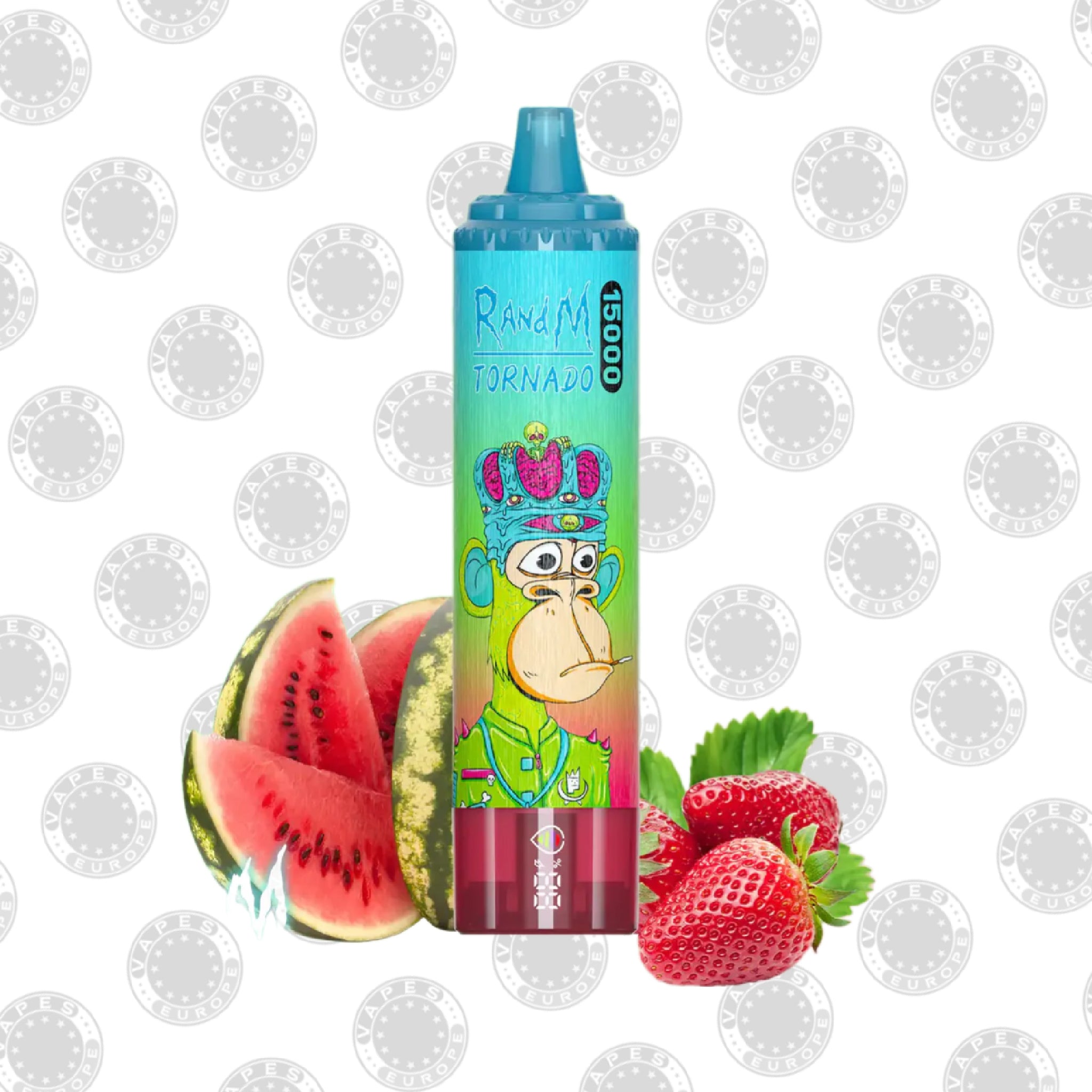 Randm Tornado 15000 Strawberry Kiwi RandM Tornado 15000 Puffs Puff  Disposable Vape Fumot RandM Tornado 15000